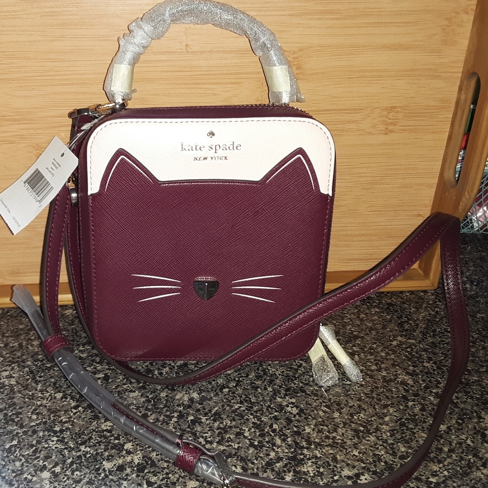 Kate Spade Daisy Meow Cat Crossbody Purse